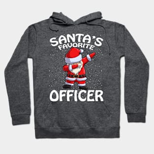 Santas Favorite Officer Christmas Hoodie